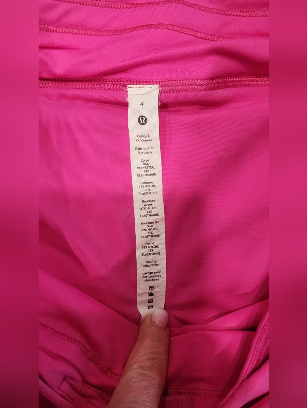 The Lululemon Pace Rival Mid-Rise Skirt Sonic Pink Sz 4 Like New - Picture 11 of 11